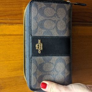 Monogrammed Coach wallet